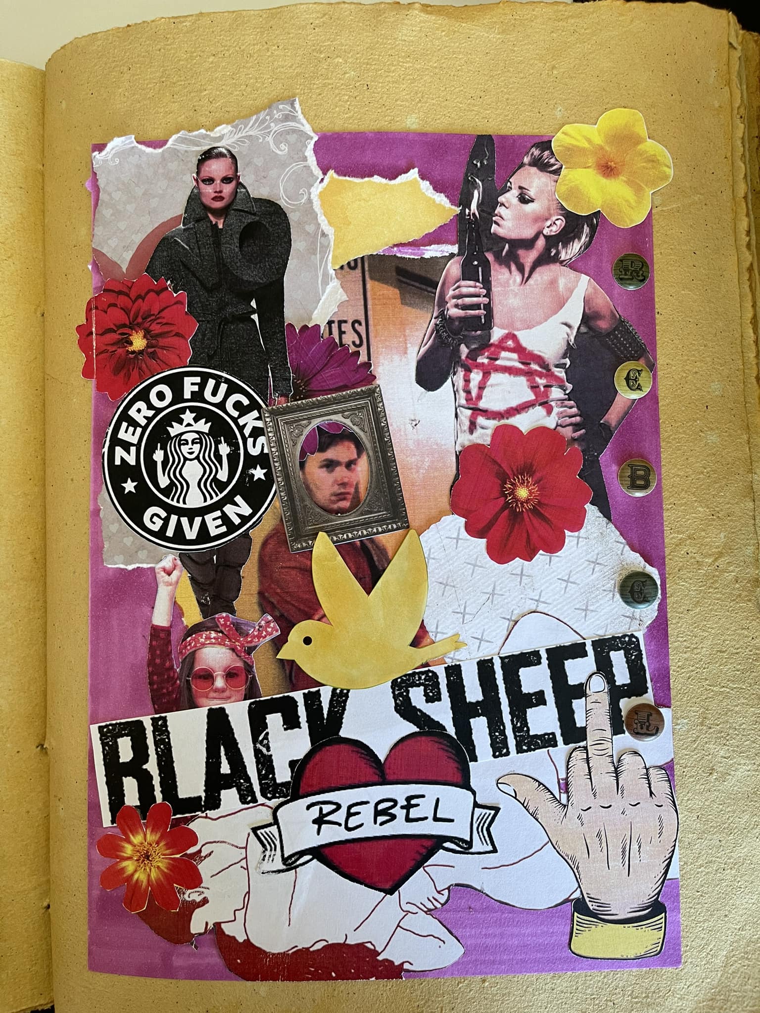 Rebel collage - Misty Moon